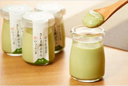 野口熊太郎茶園×つくばぷりんふじ屋　さしま茶ぷりん９個セット