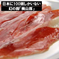 塚原牧場の幻の豚「梅山豚」の生ハムセット(26g×5パック)