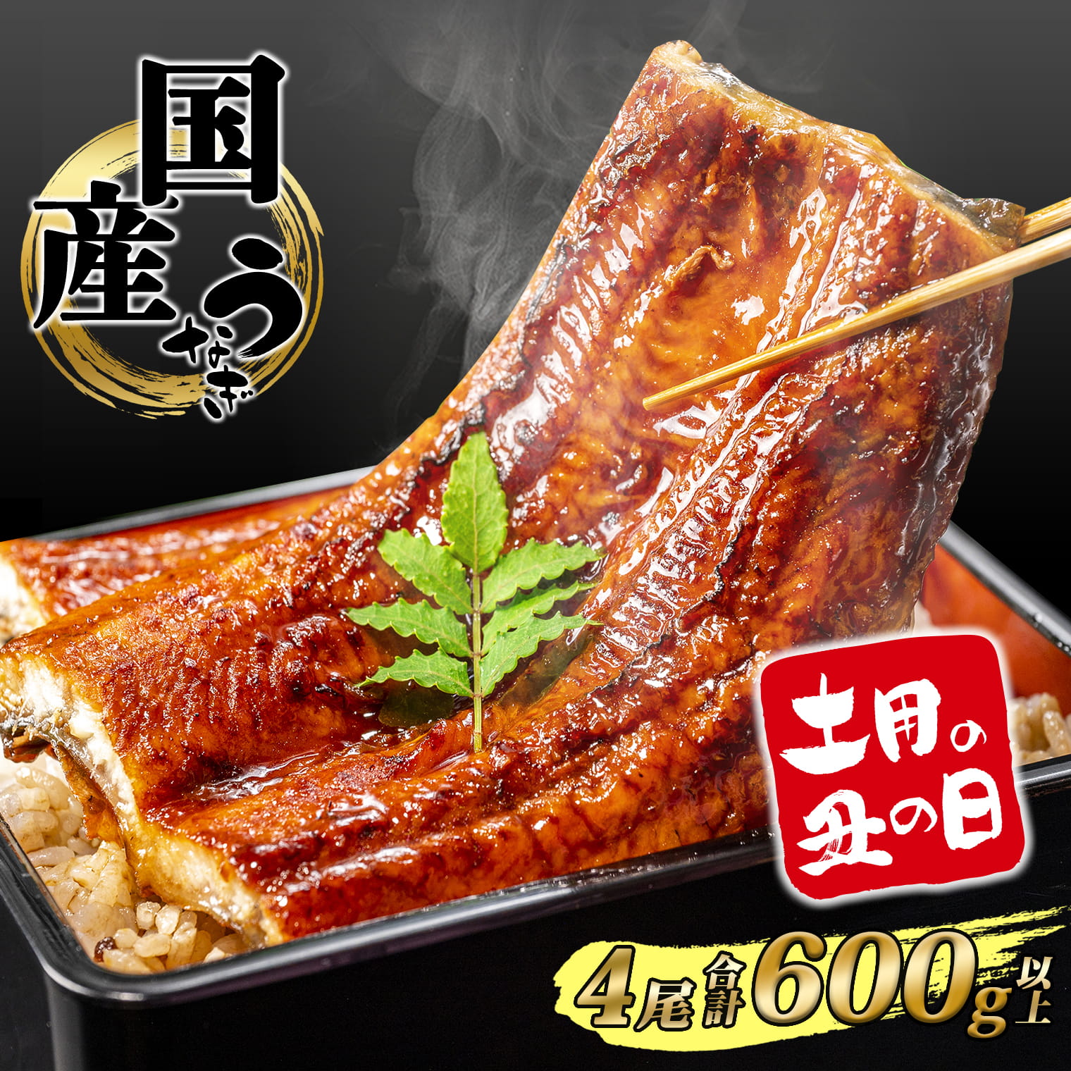 【丑の日までにお届け】 国産 うなぎ 蒲焼き 4尾 計600g以上 鰻 ウナギ うなぎ蒲焼 蒲焼 鰻蒲焼 簡易包装 土用の丑の日 タレ 山椒 ギフト 人気 K2391