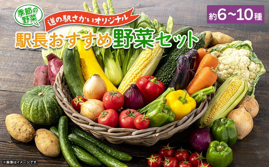 【ふるさと納税限定】道の駅さかい駅長おすすめ野菜セット